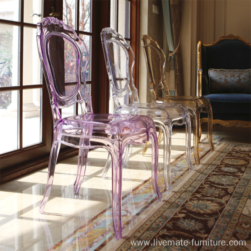 bride and groom stack-able plastic chairs